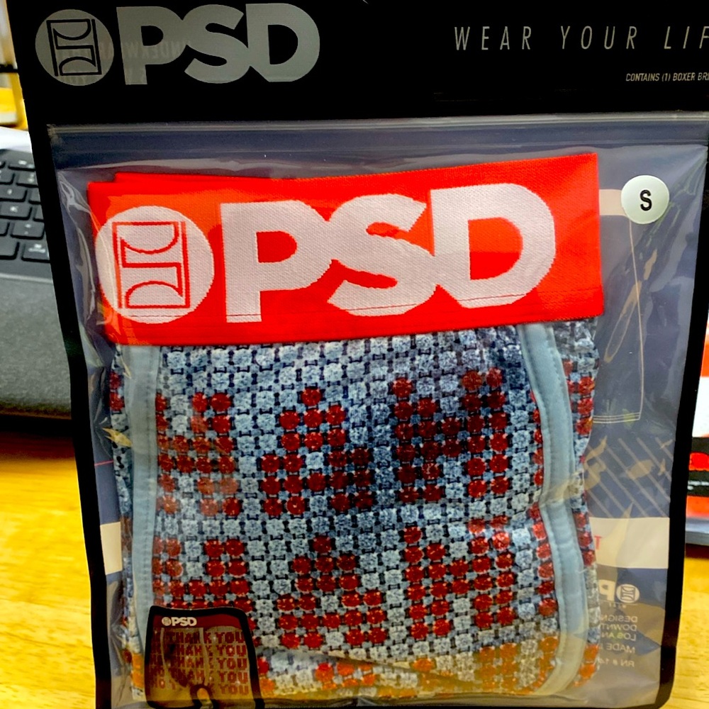 Psd brand new size small. Style, no thank you